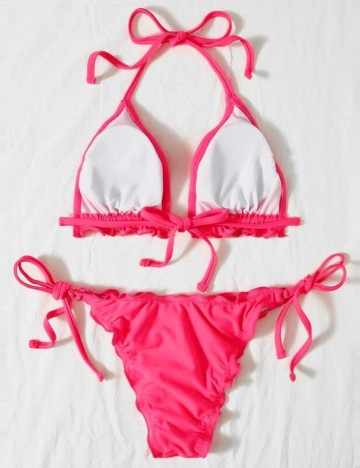Costum de baie Shein, roz