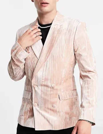 Sacou ASOS, roz pudra