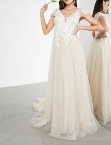 Rochie de ocazie și bridal ASOS, bej