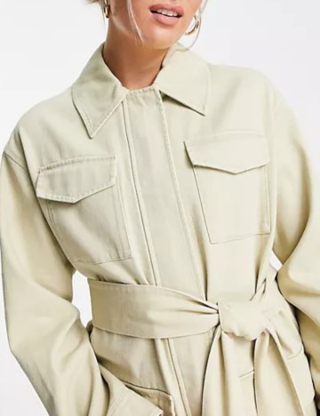 Jachetă De Blugi ASOS, crem