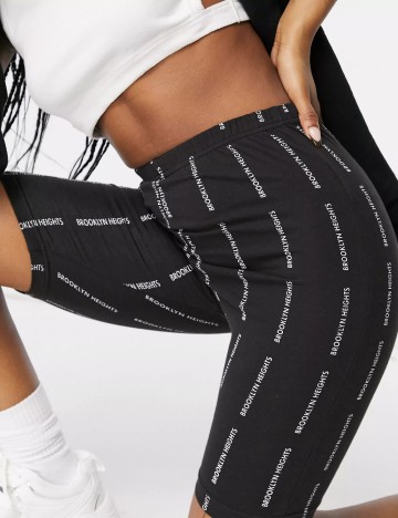 Colanți scurți Public Desire, negru