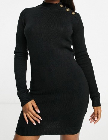 Rochie mini BRAVE SOUL, negru