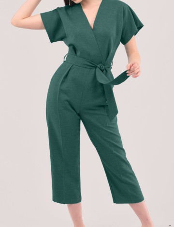 Salopetă lungă Closet, verde