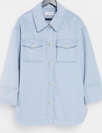 Jachetă Mango, albastru