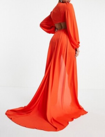 Salopetă ASOS, portocaliu