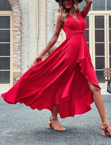 Rochie midi Shein, roșu