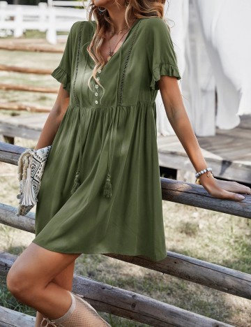 Rochie de vară Shein, verde
