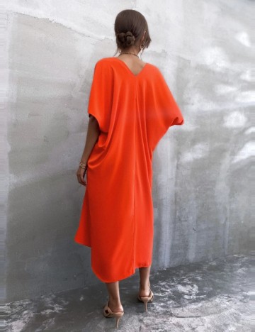 Rochie midi Shein, portocaliu