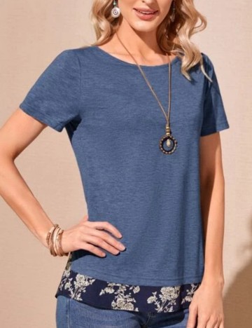Tricou Emery Rose by Shein, mix culori