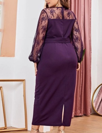 Rochie de ocazie Shein, mov