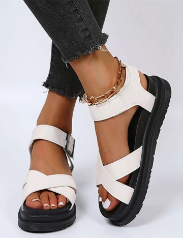 Sandale Shein, mix culori