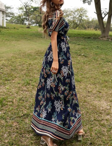 Rochie maxi Shein, mix culori