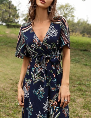 Rochie maxi Shein, mix culori