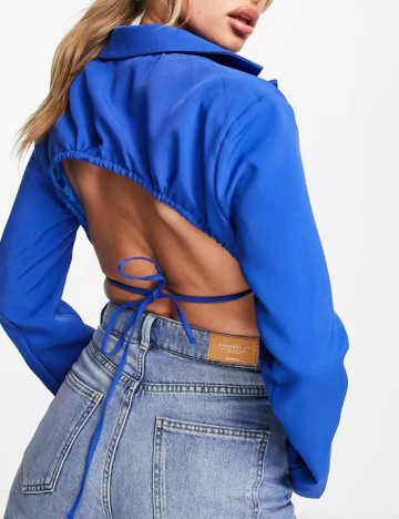 Sacou scurt Missguided, albastru