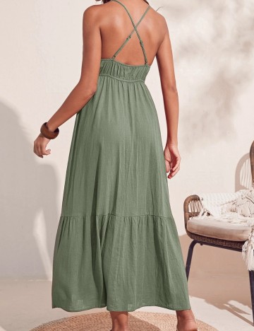 Rochie midi Shein, kaki
