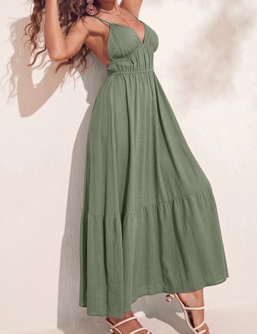 Rochie midi Shein, kaki