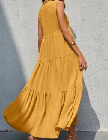 Rochie maxi Shein, galben