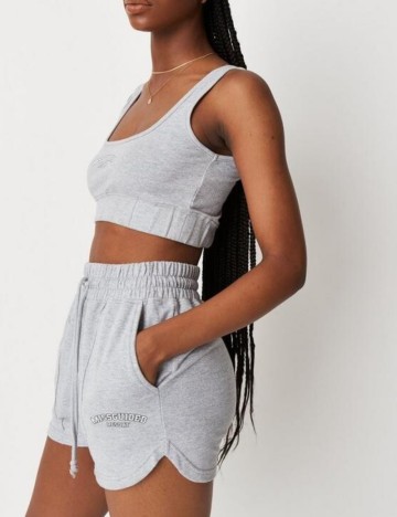 Pantaloni scurți Missguided, gri