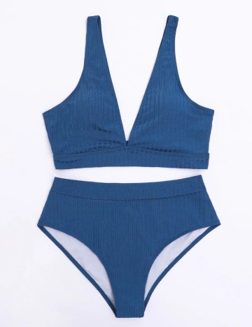Costum de baie Shein, albastru