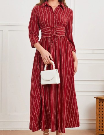 Rochie midi Shein, roșu