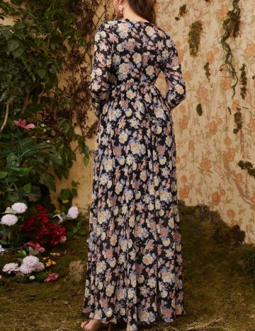 Rochie maxi Shein, mix culori