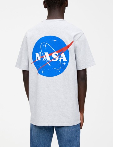 Tricou Pull&Bear, gri