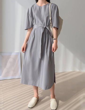 Rochie midi Shein, gri