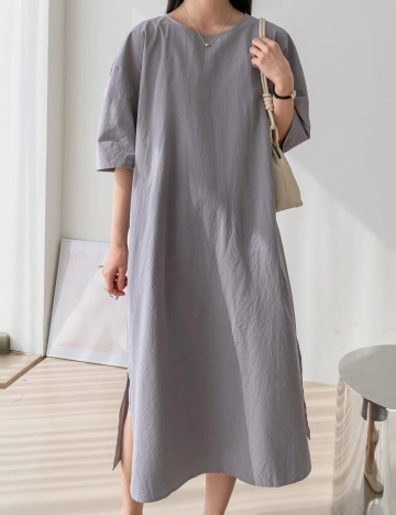 Rochie midi Shein, gri