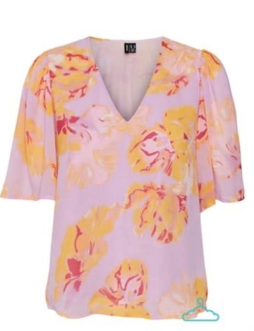 Bluză cu mânecă scurtă Vero Moda, mix culori