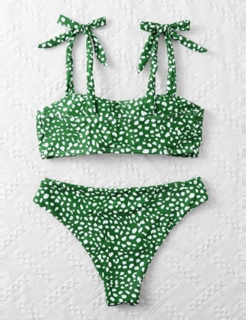 Costum de baie Shein, verde