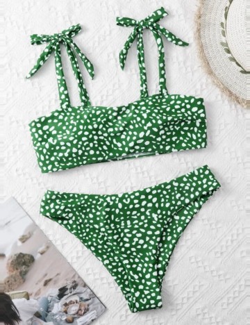 Costum de baie Shein, verde