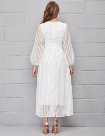 Rochie maxi Shein, alb