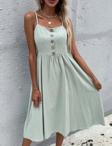Rochie midi Shein, verde