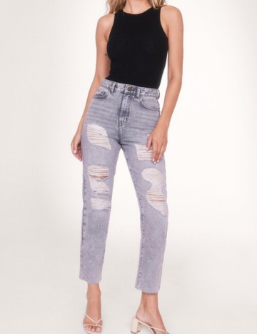 Jeans NASTY GAL, gri