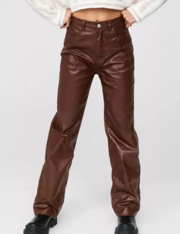 Pantaloni NASTY GAL, maro