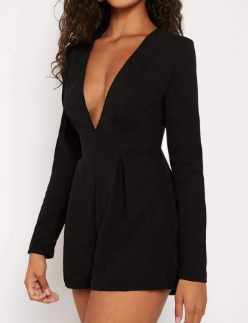 Salopetă scurtă Shein, negru