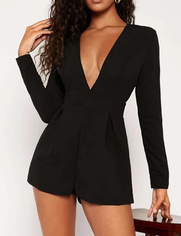 Salopetă scurtă Shein, negru