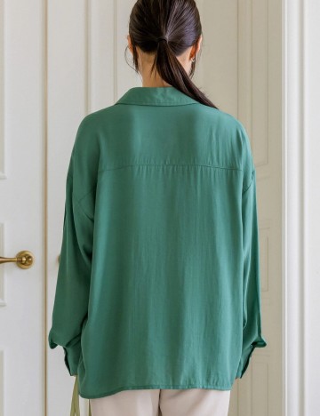 Cămașă casual DAZY by Shein, verde