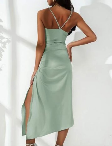 Rochie maxi Shein, verde menta