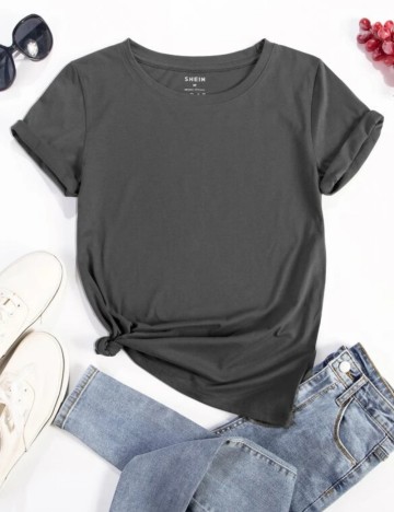 Tricou Shein, gri