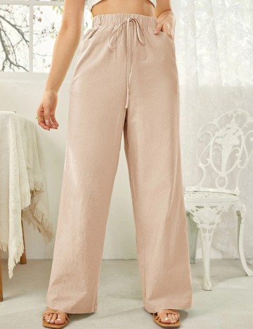 Pantaloni Casual Shein, bej