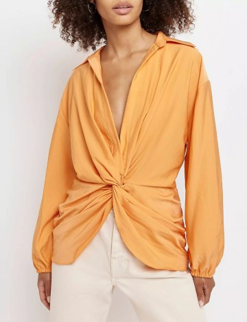 Cămașă River Island, portocaliu