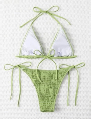 Costum de baie Shein, verde