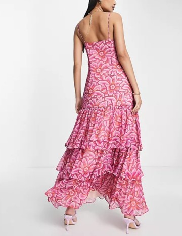 Rochie maxi Topshop, mix culori