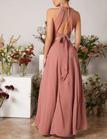 Rochie maxi Shein, cărămiziu