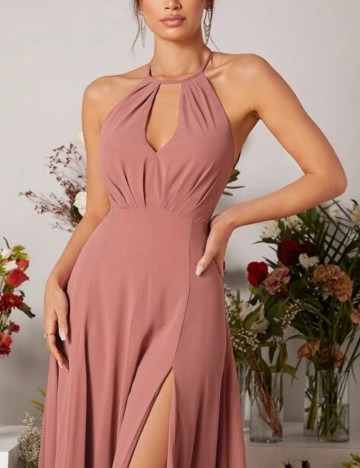 Rochie maxi Shein, cărămiziu