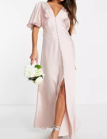 Rochie maxi ASOS, roz