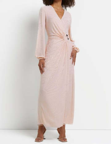 Rochie midi River Island, roz