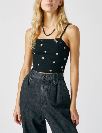 Top Pull&Bear, negru