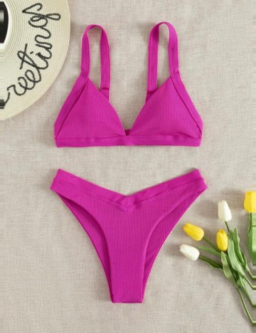 Costum de baie Shein, roz